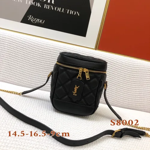 Yves Saint Laurent New Fashion Square Bucket Makeup Bag Size: 14.5x16.5x9 CM