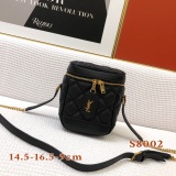 Yves Saint Laurent New Fashion Square Bucket Makeup Bag Size: 14.5x16.5x9 CM