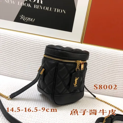 Yves Saint Laurent New Fashion Square Bucket Makeup Bag Size: 14.5x16.5x9 CM