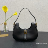 Yves Saint Laurent New Simple Hobo Bag Underarm Crossbody Bag Size: 24.5 × 18 × 7 CM