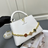 Louis Vuitton New Classic Enamel Letter Flower Handbag Crossbody Bag Size: 27 x 18 x 9 CM