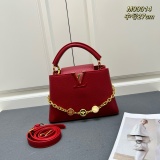Louis Vuitton New Classic Enamel Letter Flower Handbag Crossbody Bag Size: 27 x 18 x 9 CM