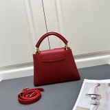 Louis Vuitton New Classic Enamel Letter Flower Handbag Crossbody Bag Size: 27 x 18 x 9 CM