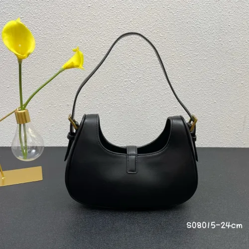 Yves Saint Laurent New Simple Hobo Bag Underarm Crossbody Bag Size: 24.5 × 18 × 7 CM