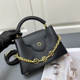 Louis Vuitton New Classic Enamel Letter Flower Handbag Crossbody Bag Size: 27 x 18 x 9 CM