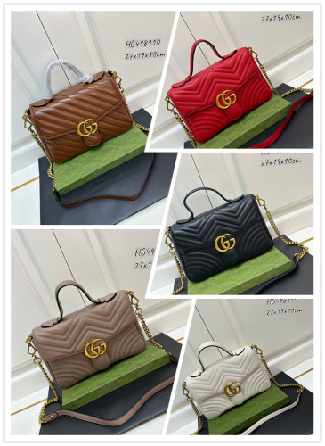 Gucci New Fashion Wave Pattern Chain Bag Handbag Size: 27x19x10 CM