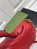Gucci New Fashion Wave Pattern Chain Bag Handbag Size: 27x19x10 CM