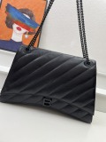 Balenciaga Classic Hourglass Shoulder Bag Chain Crossbody Bag Size: 39.9 x 24.9 x 13 CM