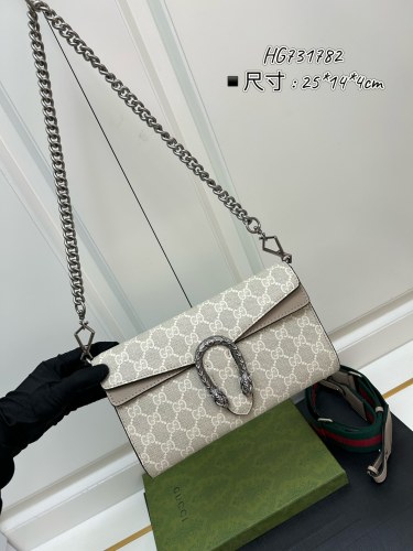 Gucci New Fashion Wine God Underarm Shoulder Backpack Size: 25x 14 x 4 CM