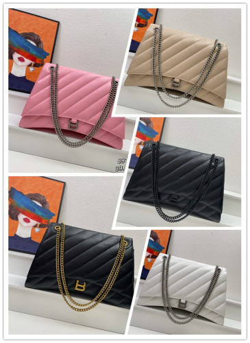 Balenciaga Classic Hourglass Shoulder Bag Chain Crossbody Bag Size: 39.9 x 24.9 x 13 CM