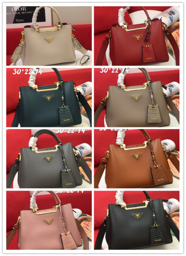Prada New Fashion Elegant Handbag Crossbody Bag Size: 30x 22 x 14 CM