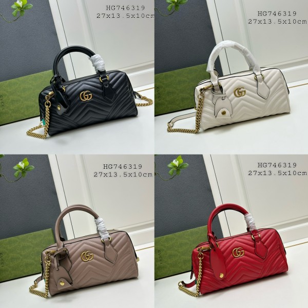 Gucci New Classic Double G Wave Pattern Chain Bag Handbag Size: 27X13.5X10 CM