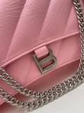 Balenciaga Classic Hourglass Shoulder Bag Chain Crossbody Bag Size: 39.9 x 24.9 x 13 CM