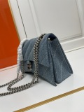 Balenciaga Classic Retro Cowboy Shoulder Bag Chain Bag Size: 25 × 15 × 9.5 CM