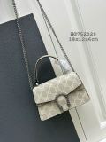 Gucci New Fashion Double G Tiger Head Lock Flip Shoulder Bag Handbag Size: 18x12x6 CM