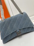 Balenciaga Classic Retro Cowboy Shoulder Bag Chain Bag Size: 31 × 20 × 9.5 CM