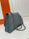 Balenciaga Classic Retro Cowboy Shoulder Bag Chain Bag Size: 31 × 20 × 9.5 CM