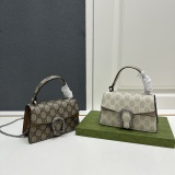 Gucci New Fashion Double G Tiger Head Lock Flip Shoulder Bag Handbag Size: 18x12x6 CM