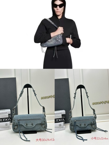 Balenciaga Classic Retro Cowboy Baguette Bag