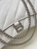 Balenciaga Classic Hourglass Shoulder Bag Chain Crossbody Bag Size: 39.9 x 24.9 x 13 CM