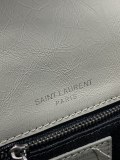 Yves Saint Laurent Fashion Versatile Leather Flip Bag Size: 28 × 20.5 × 8.5 CM
