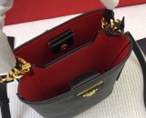 Prada New Classic Double Saffiano Cross Pattern Leather Handbag Size: 21 × 11 × 18 CM