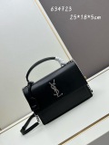 Yves Saint Laurent Fashion Versatile Leather Flip Bag Chain Bag Size: 25x18x5 CM