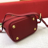 Prada New Classic Double Saffiano Cross Pattern Leather Handbag Size: 21 × 11 × 18 CM