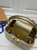 Louis Vuitton New Classic Vine Weaving Handbag Crossbody Bag Size: 27 × 17.3 × 9 CM
