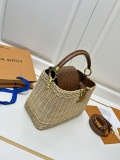 Louis Vuitton New Classic Vine Weaving Handbag Crossbody Bag Size: 27 × 17.3 × 9 CM