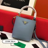 Prada New Classic Double Saffiano Cross Pattern Leather Handbag Size: 21 × 11 × 18 CM
