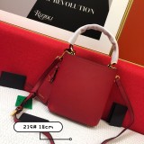 Prada New Classic Double Saffiano Cross Pattern Leather Handbag Size: 21 × 11 × 18 CM