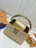 Louis Vuitton New Classic Vine Weaving Handbag Crossbody Bag Size: 27 × 17.3 × 9 CM