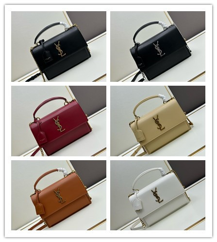 Yves Saint Laurent Fashion Versatile Leather Flip Bag Chain Bag Size: 25x18x5 CM