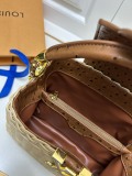 Louis Vuitton New Classic Vine Weaving Handbag Crossbody Bag Size: 27 × 17.3 × 9 CM