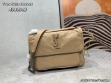 Yves Saint Laurent Fashion Versatile Leather Flip Bag Size: 28 × 20.5 × 8.5 CM