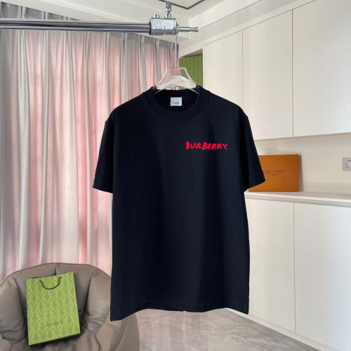 Burberry Classic Personalized Letter Logo Short Sleeve Unisex Casual Loose T-shirt