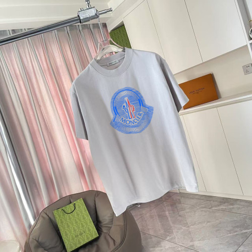Moncler New Classic Personalized Logo Printed Short Sleeve Unisex Casual Loose T-shirt
