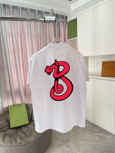 Burberry Classic Personalized Letter Logo Short Sleeve Unisex Casual Loose T-shirt