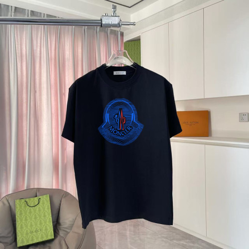 Moncler New Classic Personalized Logo Printed Short Sleeve Unisex Casual Loose T-shirt