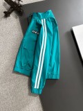 Louis Vuitton New Spring Embroidered Logo Zipper Stand Up Collar Windbreaker Jacket Coat
