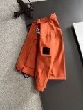 Louis Vuitton New Spring Embroidered Logo Flip Collar Windbreaker Casual Jacket Coat