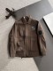 Louis Vuitton New Spring Embroidered Logo Flip Collar Windbreaker Casual Jacket Coat