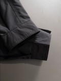 Louis Vuitton New Spring Embroidered Logo Flip Collar Windbreaker Casual Jacket Coat