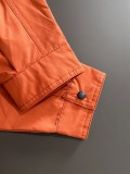Louis Vuitton New Spring Embroidered Logo Flip Collar Windbreaker Casual Jacket Coat