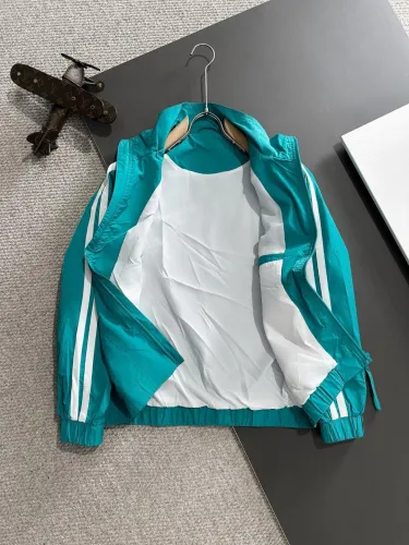Louis Vuitton New Spring Embroidered Logo Zipper Stand Up Collar Windbreaker Jacket Coat