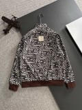 Gucci New Spring Full Print Zipper Stand Up Collar Windbreaker Casual Jacket Coat