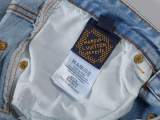 Louis Vuitton New Retro Embroidered Logo Casual Jeans