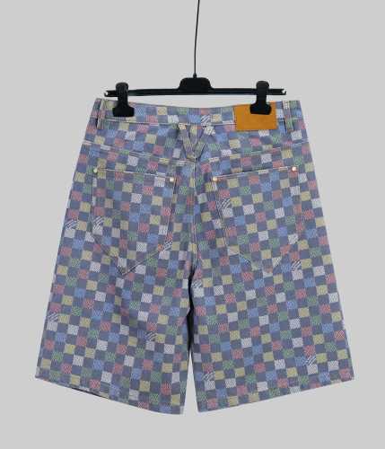 Louis Vuitton New Fashion Colorful Checkered Casual Shorts