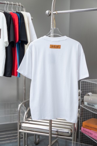 Louis Vuitton New Fashion Pegasus Embroidered Short Sleeve Couple Casual T-shirt
